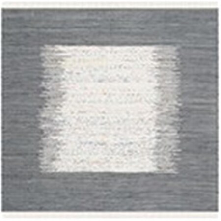 Safavieh 4 x 4 ft. Montauk Hand Woven Square Area Rug Ivory & Grey MTK711G-4SQ